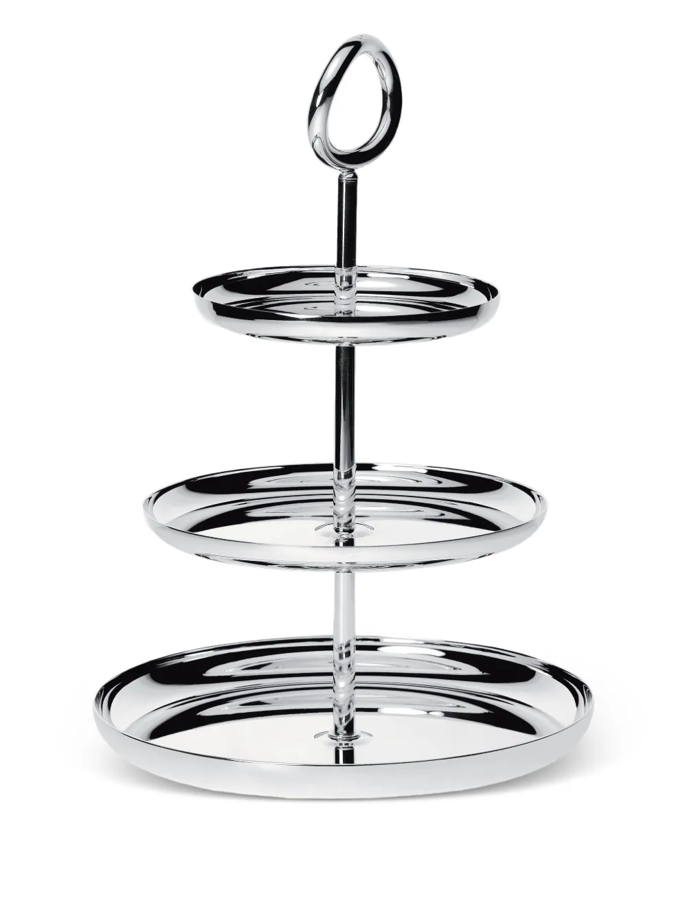 Christofle Vertigo three-tier pastry stand | Silver | Image 1