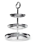 Christofle Vertigo three-tier pastry stand - Silver