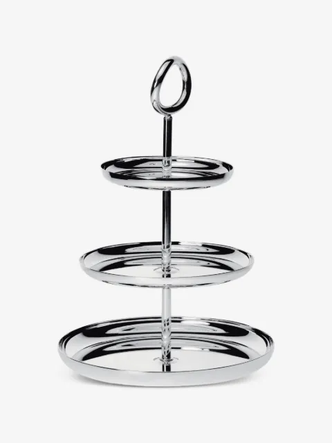 Christofle Vertigo three-tier pastry stand