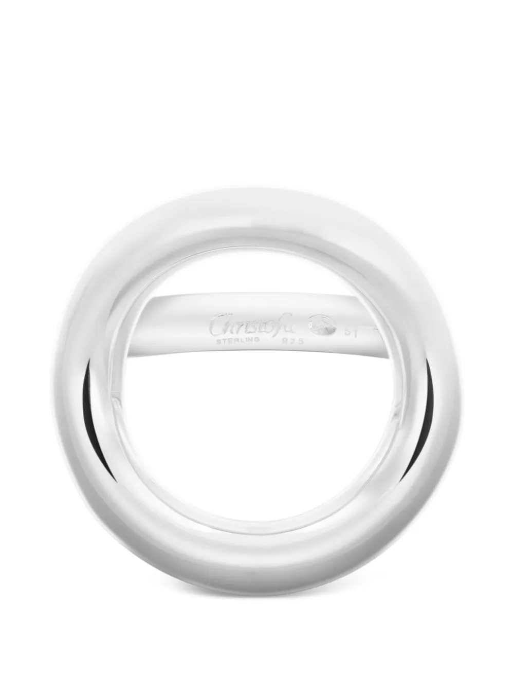  Christofle Idole Bridge Ring   Silber 