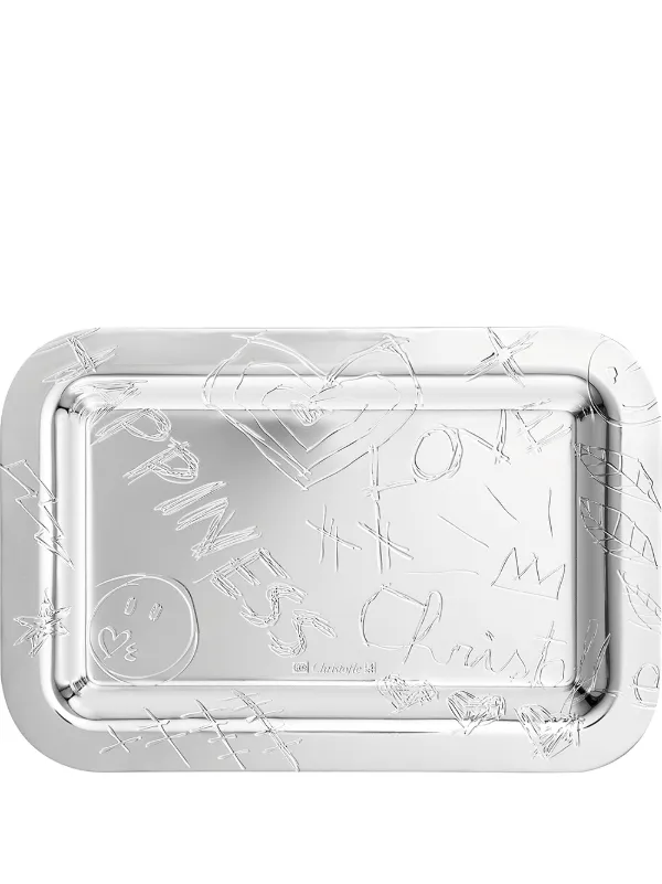 Christofle Graffiti トレイ 10cm x 15cm | シルバートーン | FARFETCH JP