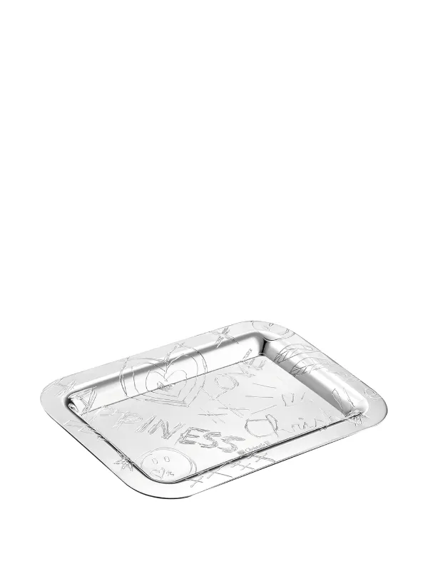 Christofle Graffiti トレイ 10cm x 15cm | シルバートーン | FARFETCH JP