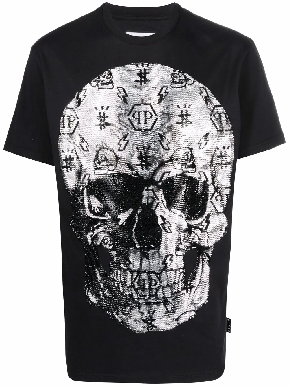 фото Philipp plein футболка с принтом skull