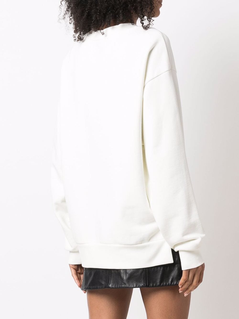Shop Philipp Plein Iconic Plein Long-sleeve Sweatshirt In 中性色