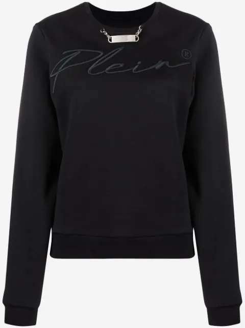 Philipp Plein Agasalho com logo bordado