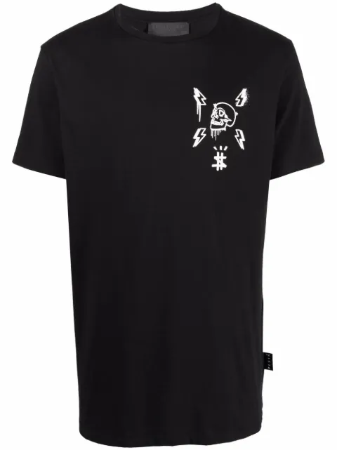 Philipp Plein Camiseta com estampa hexagonal