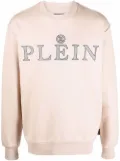 Philipp Plein logo crew-neck sweatshirt - Neutrals