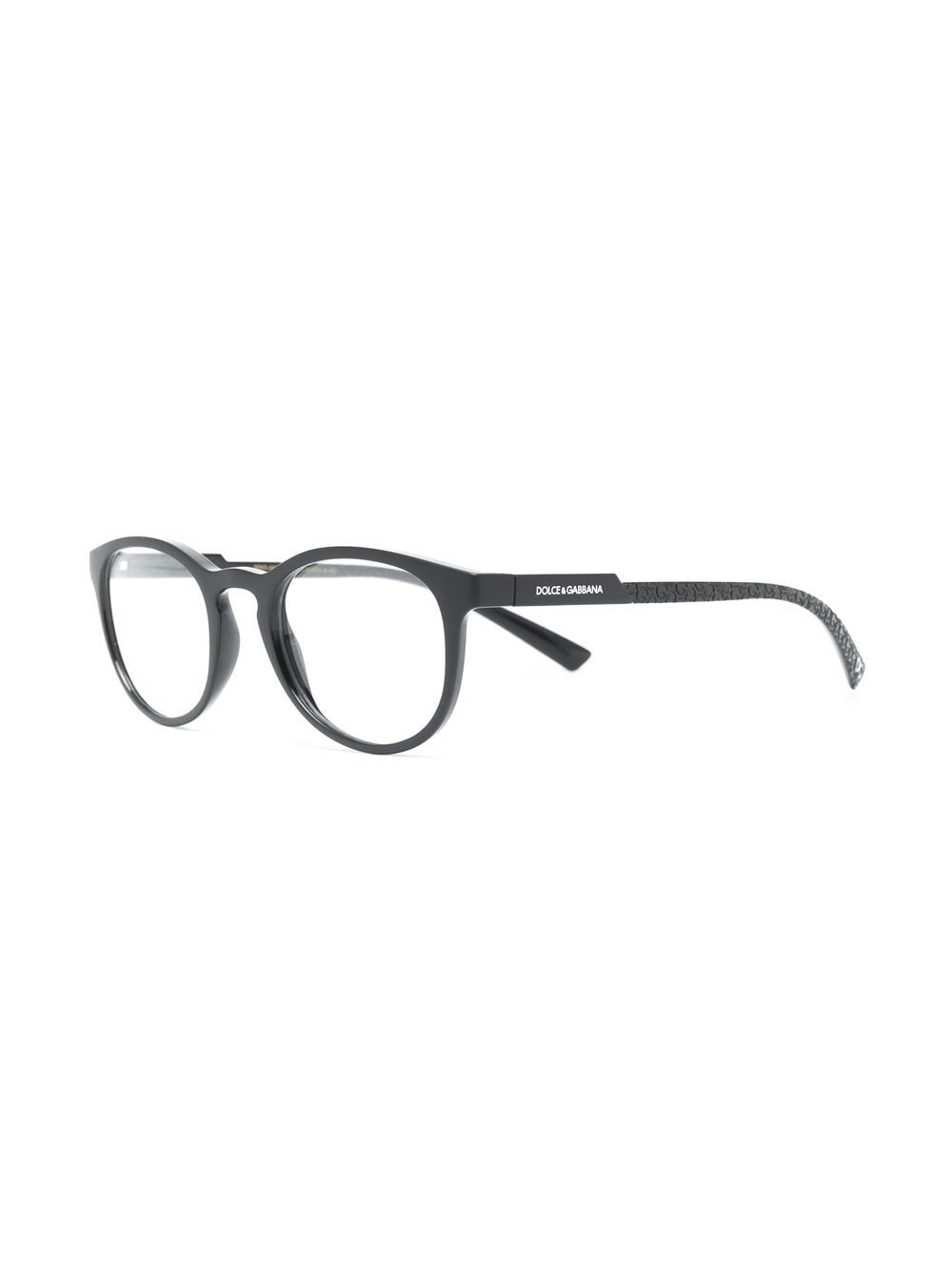 Dolce & Gabbana Eyewear Bril met rond montuur - Zwart