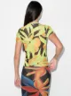 Louisa Ballou Sublime Flower mesh T-shirt