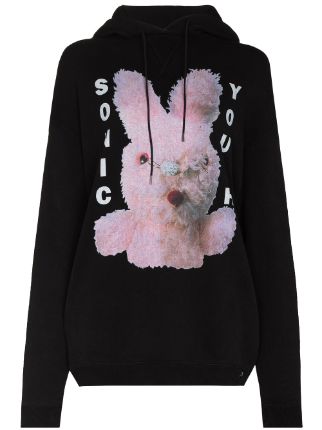 R13 Sonic Youth Graphic Print Hoodie Farfetch