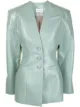 Image 1 of Aleksandre Akhalkatsishvili tailored faux-leather jacket