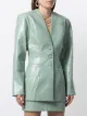 Aleksandre Akhalkatsishvili tailored faux-leather jacket