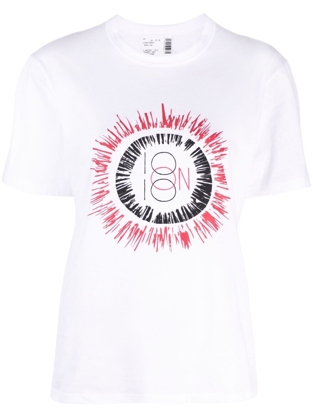 10 Corso Como Sun Logo Print T-shirt In White