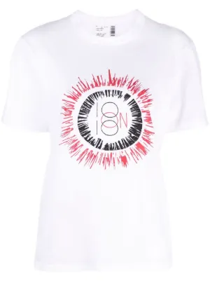 Courrèges コントラストトリム Tシャツ | ホワイト | FARFETCH JP