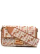 Image 1 of Fendi medium Baguette FF-embroidered bag