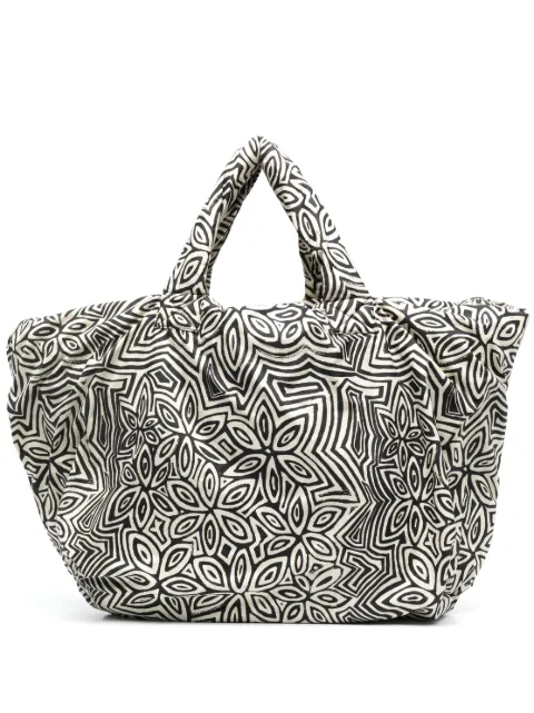 10 CORSO COMO Pouffy floral-print tote bag