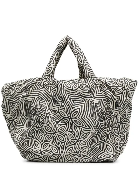 10 CORSO COMO Pouffy floral-print tote bag