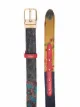 Dolce & Gabbana rose-print belt