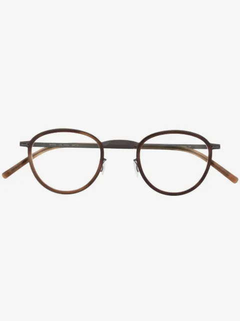 Mykita tortoiseshell-effect round-frame glasses 