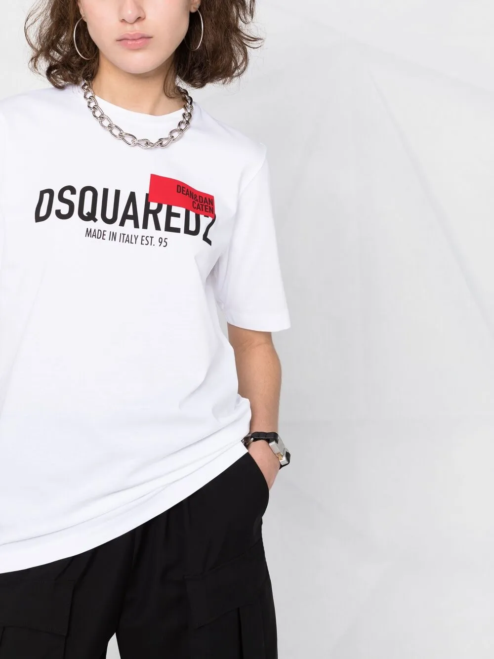 фото Dsquared2 футболка с логотипом