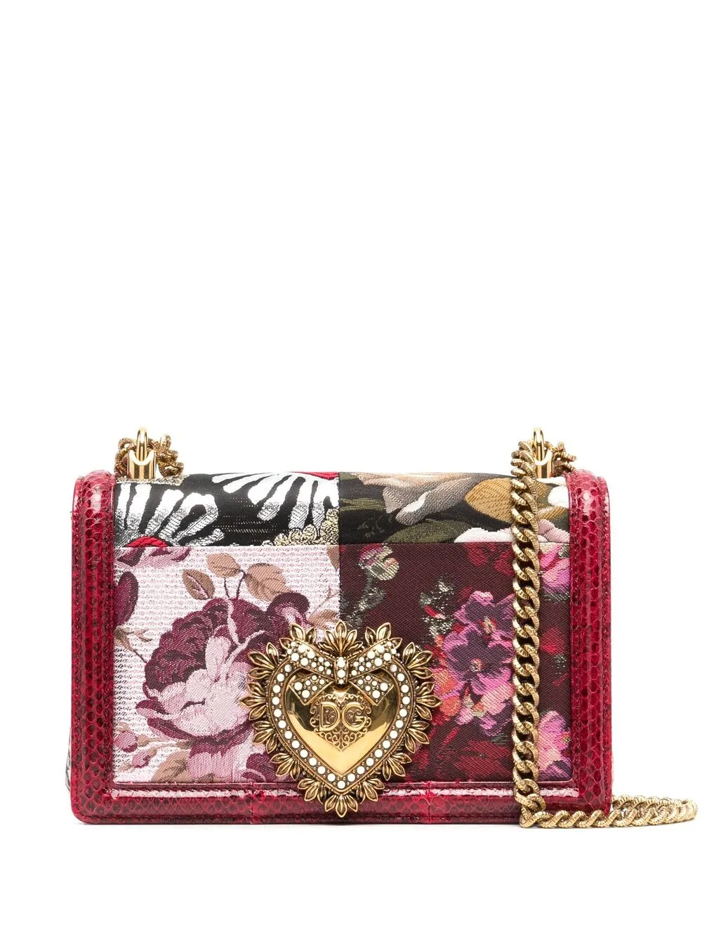 фото Dolce & gabbana сумка на плечо devotion с принтом