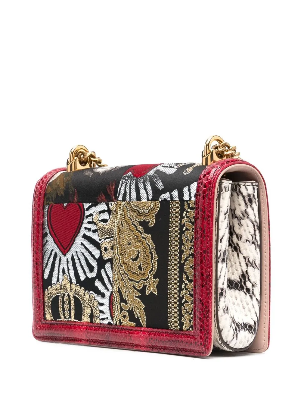 фото Dolce & gabbana сумка на плечо devotion с принтом