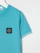 Stone Island Junior logo patch stretch-cotton T-shirt