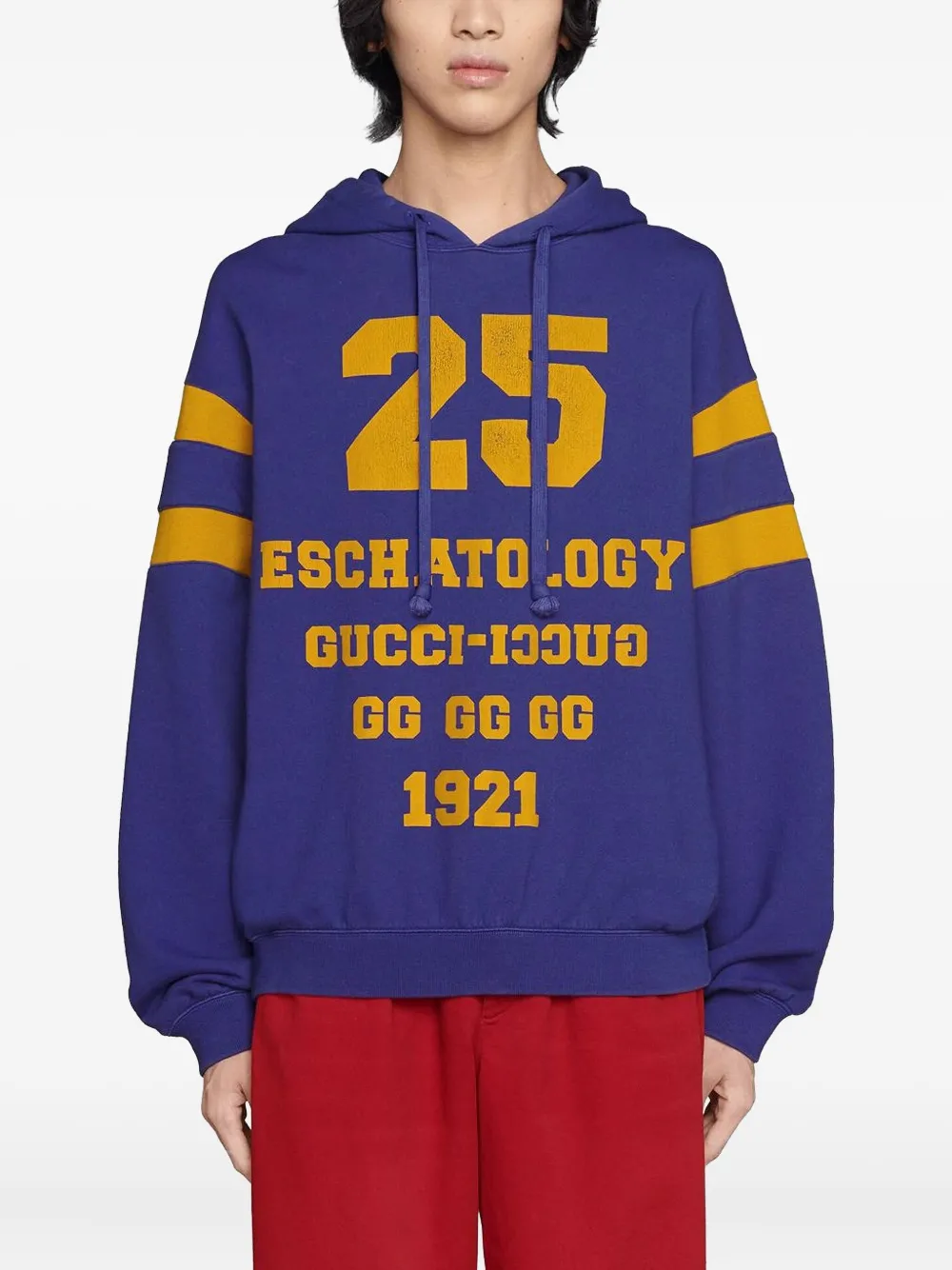  Gucci Sudadera Con Capucha Blind For Love - Azul 