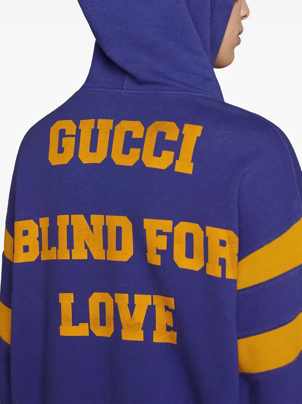 Gucci Blind For Love-print Hoodie | Blue | FARFETCH