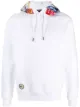 Image 1 of Dsquared2 patch-detail drawstring hoodie
