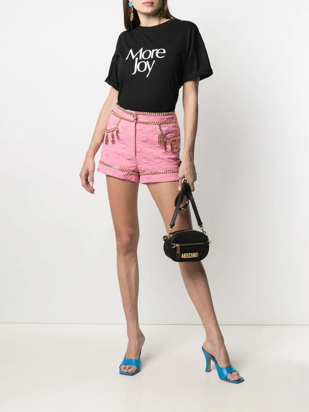 фото Moschino шорты с цепочками