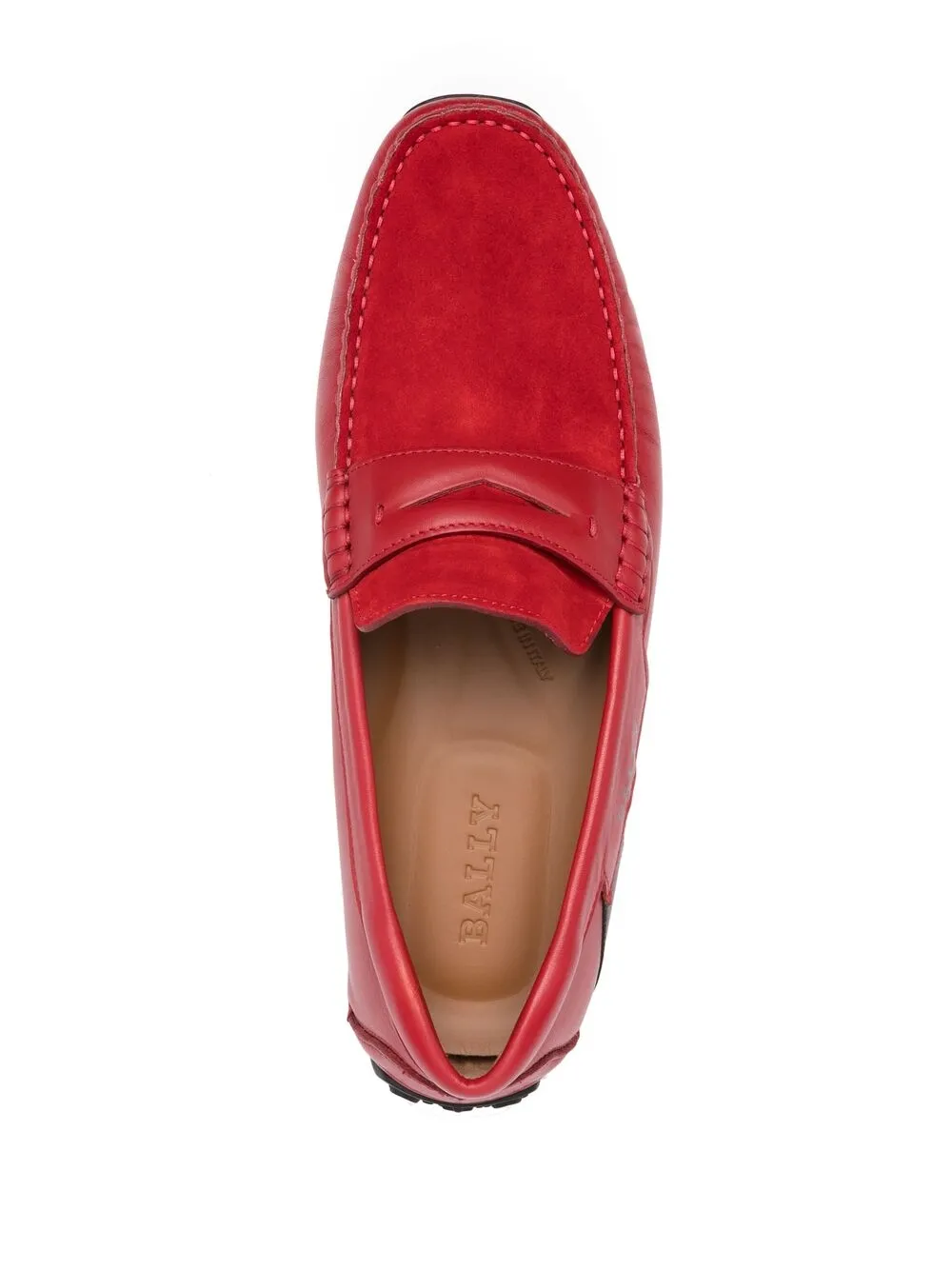 фото Bally мокасины с полосками