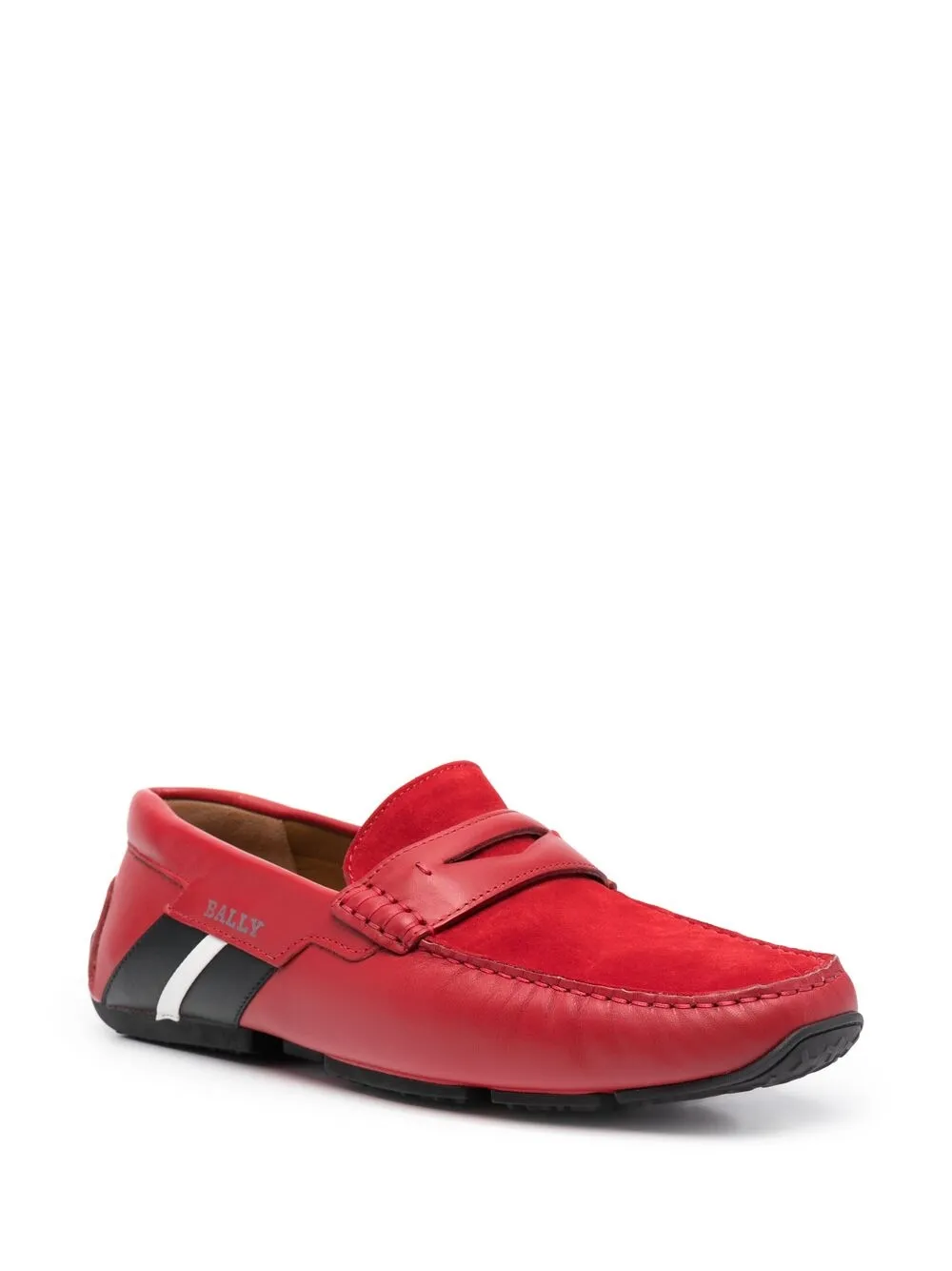 фото Bally мокасины с полосками