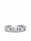 Pragnell 18kt white gold Bubbles diamond band ring - Silver