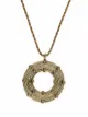 Image 1 of Aurelie Bidermann Ava circle pendant necklace