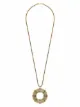 Aurelie Bidermann Ava circle pendant necklace