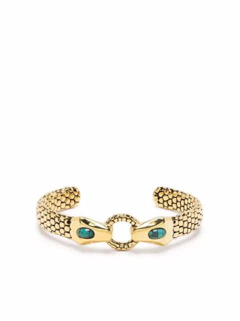 Aurelie Bidermann Tao double-snake cuff
