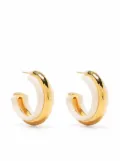 Aurelie Bidermann Nazca hammered-effect hoop earrings - Gold