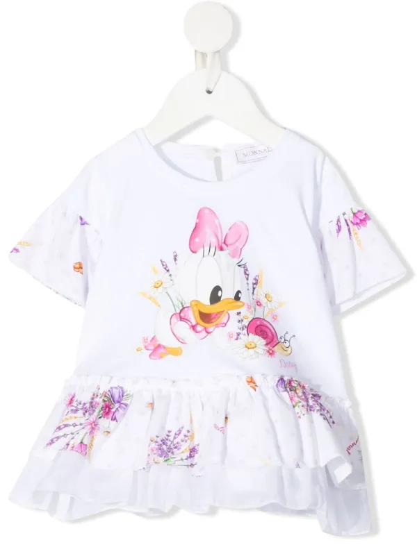 Monnalisa Daisy Duck-motif Ruffled 