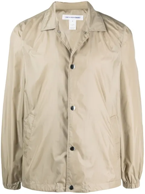 Comme Des Garçons Shirt drawstring-waist lightweight jacket