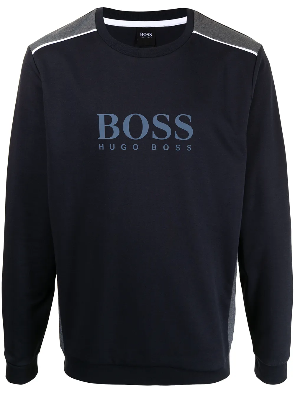 BOSS logo-print jumper | Blue | Image 1