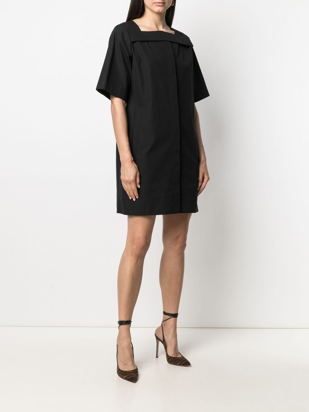 фото Givenchy платье мини со складками