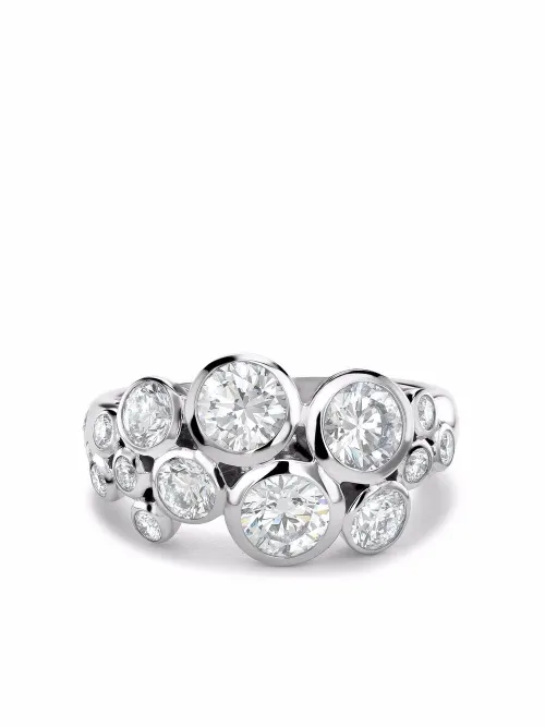 Bague Bubbles en or blanc 18ct ornée de diamants - Pragnell - Modalova