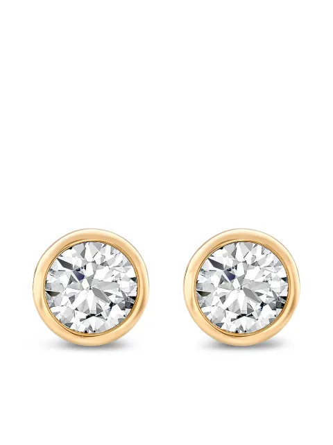 Pragnell 18kt rose gold Sundance diamond stud earrings