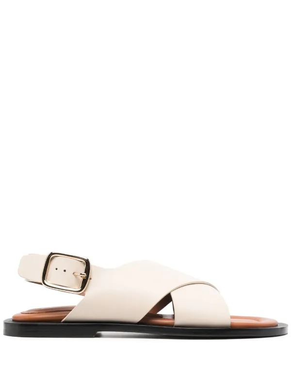 criss cross flat sandals
