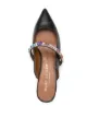 Kurt Geiger London Duchess crystal-trimmed mules