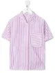 Image 1 of Brunello Cucinelli Kids short-sleeve linen-blend shirt