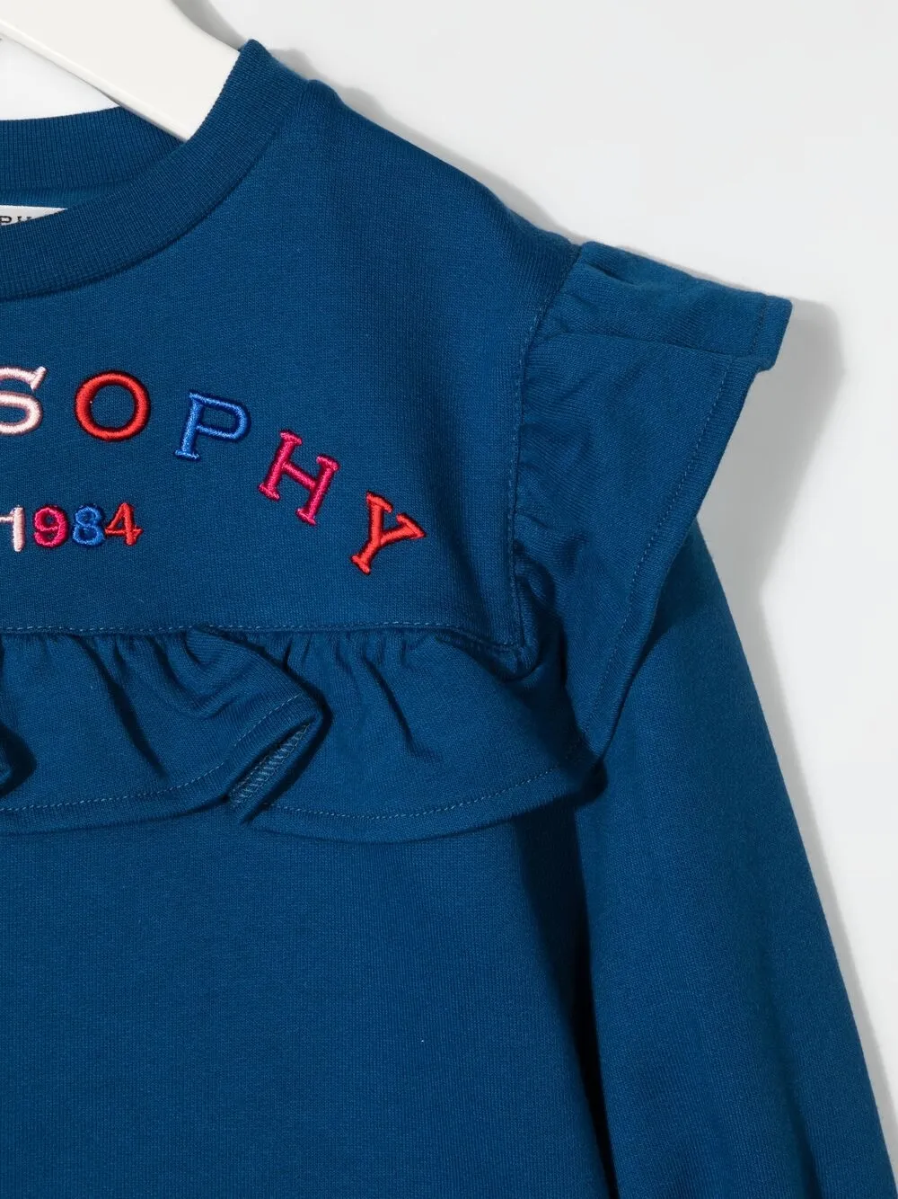  Philosophy Di Lorenzo Serafini Kids Sweatshirt Mit Rüschen   Blau 
