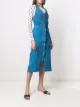 Marine Serre moon-print denim dress
