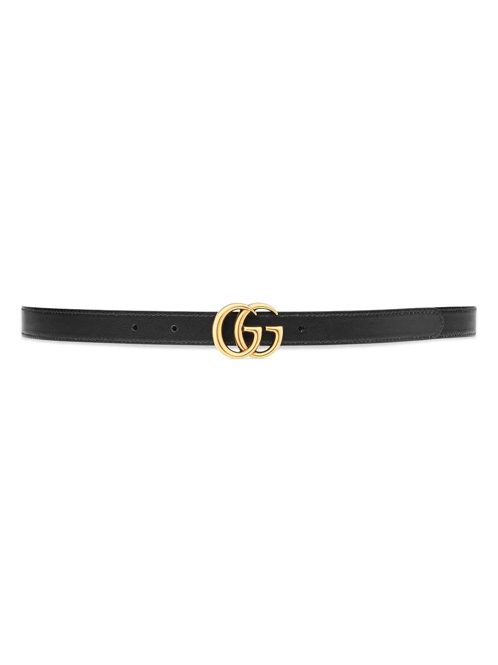 Shop Gucci Gg 2cm Reversible Belt In Neutrals